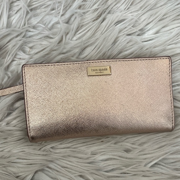 Kate Spade Rose Gold Women's Wallet - Picture 1 of 5